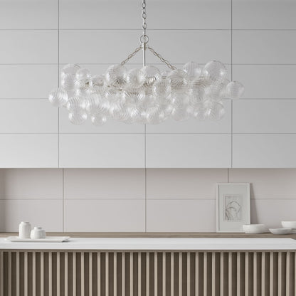 Visual Comfort Talia 8 Light 51" Wide Linear Chandelier