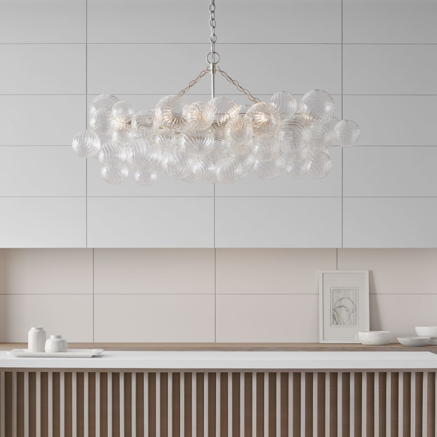Visual Comfort Talia 8 Light 51" Wide Linear Chandelier