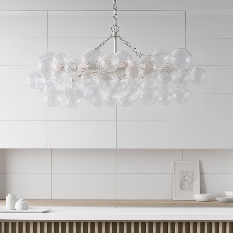 Visual Comfort Talia 8 Light 51" Wide Linear Chandelier
