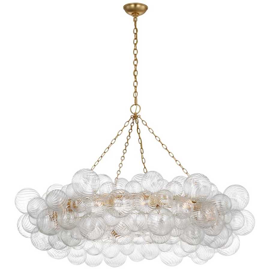 Visual Comfort Talia 12 Light 54" Wide Ring Chandelier