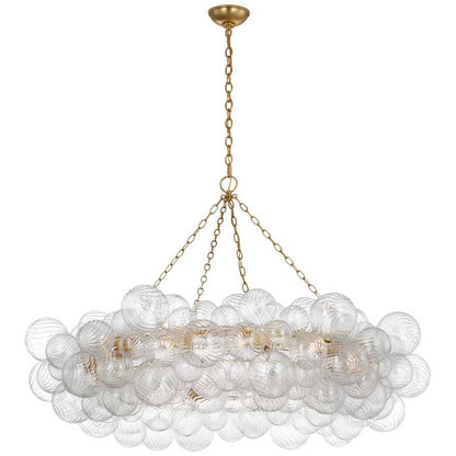 Visual Comfort Talia 12 Light 54" Wide Ring Chandelier