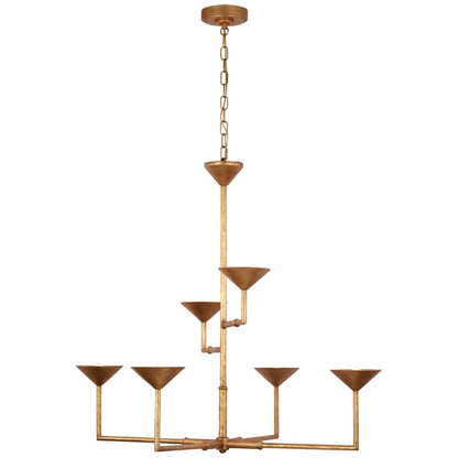 Visual Comfort Eleanor 6 Light 47" Wide LED Chandelier