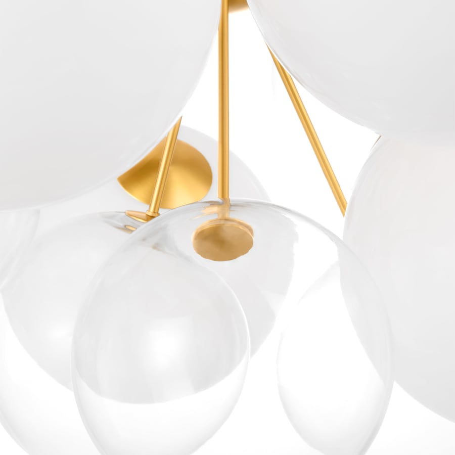 Visual Comfort Aria 9 Light 38" Wide Sputnik Chandelier