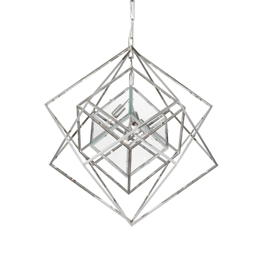Visual Comfort Cubist 4 Light 32" Wide Abstract Chandelier