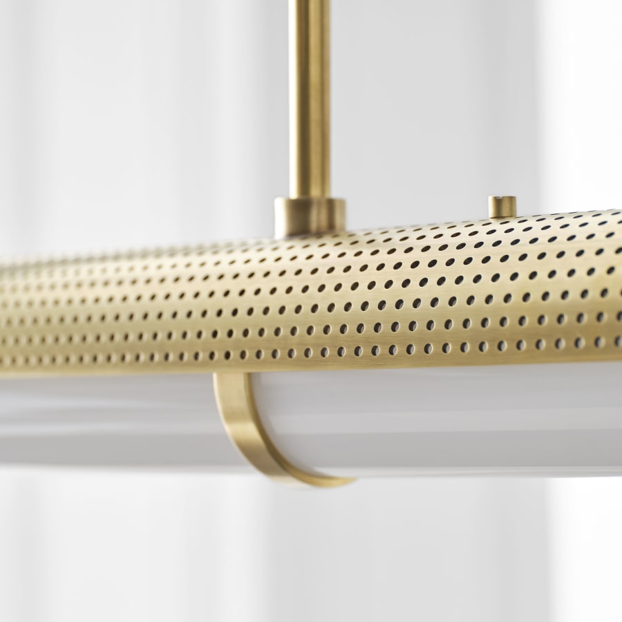 Visual Comfort Precision 50" Wide LED Linear Pendant