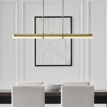 Visual Comfort Precision 50" Wide LED Linear Pendant