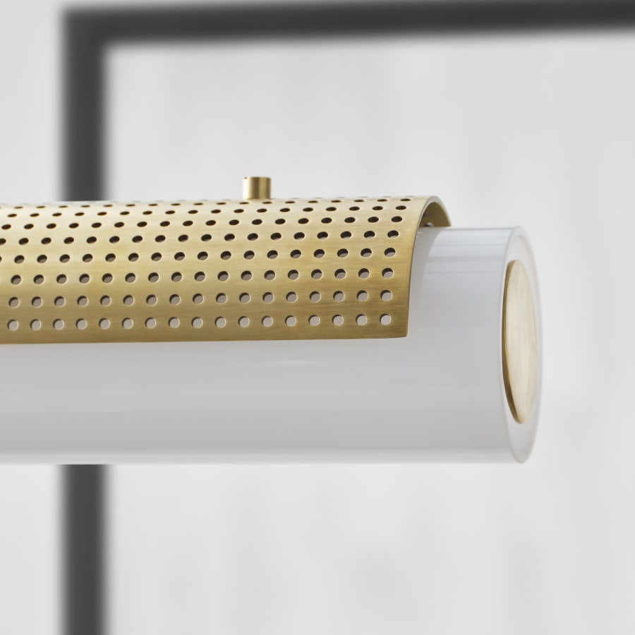 Visual Comfort Precision 50" Wide LED Linear Pendant