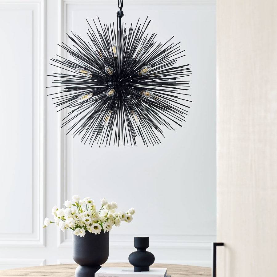 Visual Comfort Strada 28" Sputnik Style Chandelier by Kelly Wearstler