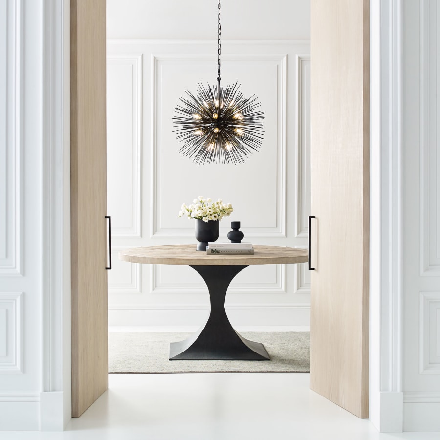 Visual Comfort Strada 28" Sputnik Style Chandelier by Kelly Wearstler