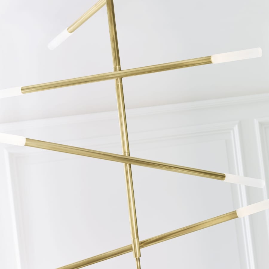 Visual Comfort Rousseau 48" Large Articulating Chandelier by Kelly Wearstler