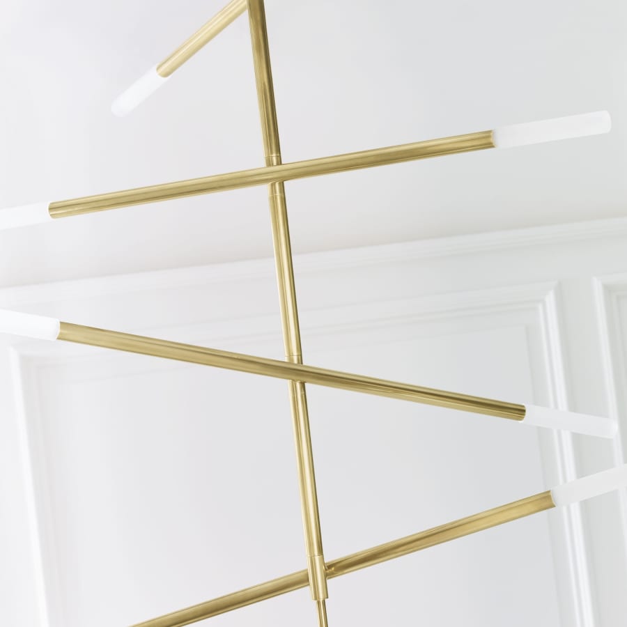 Visual Comfort Rousseau 48" Large Articulating Chandelier by Kelly Wearstler
