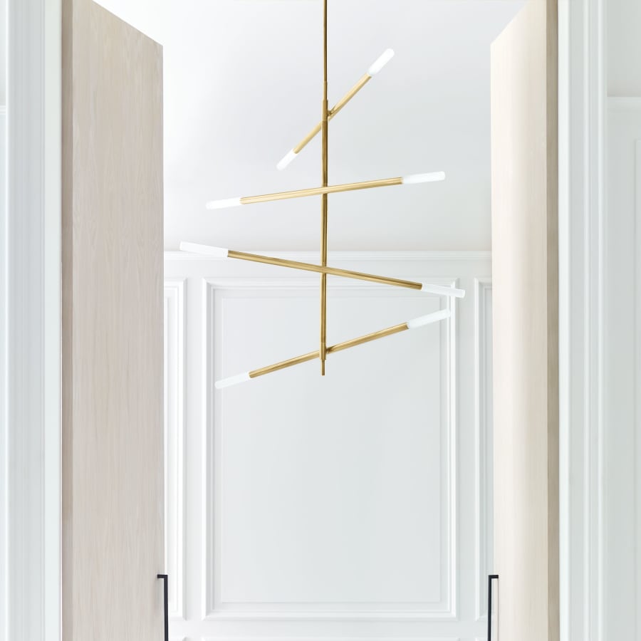 Visual Comfort Rousseau 48" Large Articulating Chandelier by Kelly Wearstler