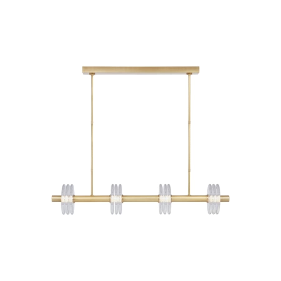 Visual Comfort Laurel 47" Wide Crystal Linear Chandelier