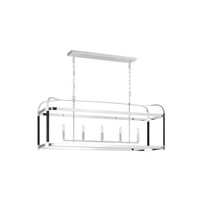 Visual Comfort Hadley 5 Light 49" Wide Linear Chandelier