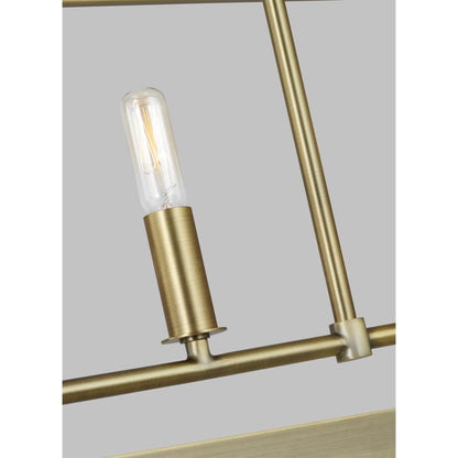 Visual Comfort Hadley 5 Light 49" Wide Linear Chandelier
