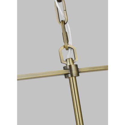 Visual Comfort Hadley 5 Light 49" Wide Linear Chandelier