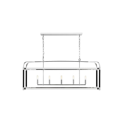 Visual Comfort Hadley 5 Light 49" Wide Linear Chandelier