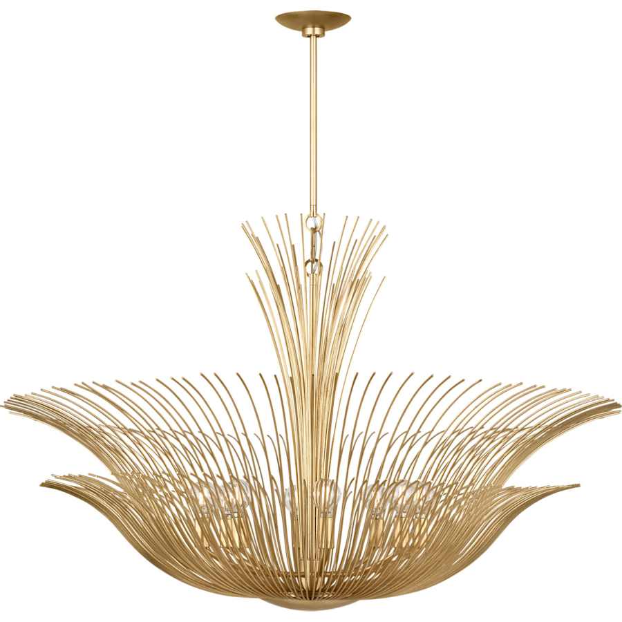 Visual Comfort Dorelle 8 Light 42" Wide Abstract Chandelier