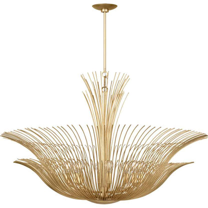 Visual Comfort Dorelle 8 Light 42" Wide Abstract Chandelier