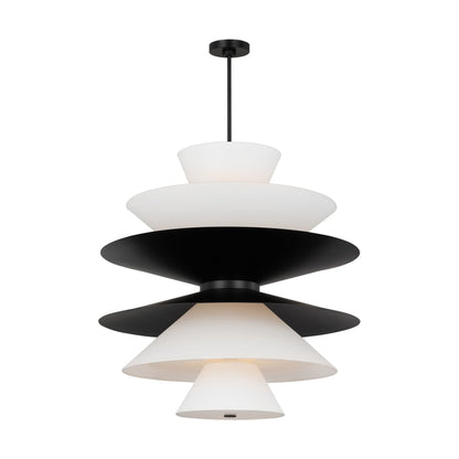 Visual Comfort Chambord 16 Light 34" Wide Pendant with Paper Shades