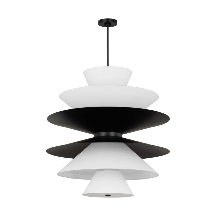 Visual Comfort Chambord 16 Light 34" Wide Pendant with Paper Shades