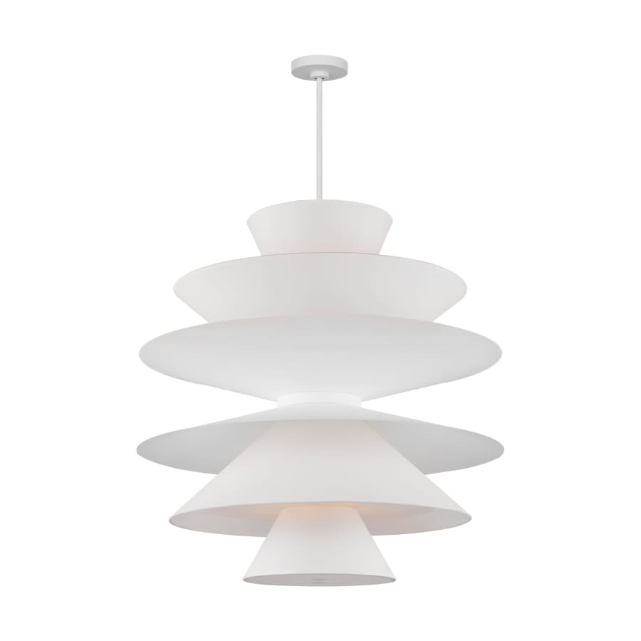Visual Comfort Chambord 16 Light 34" Wide Pendant with Paper Shades