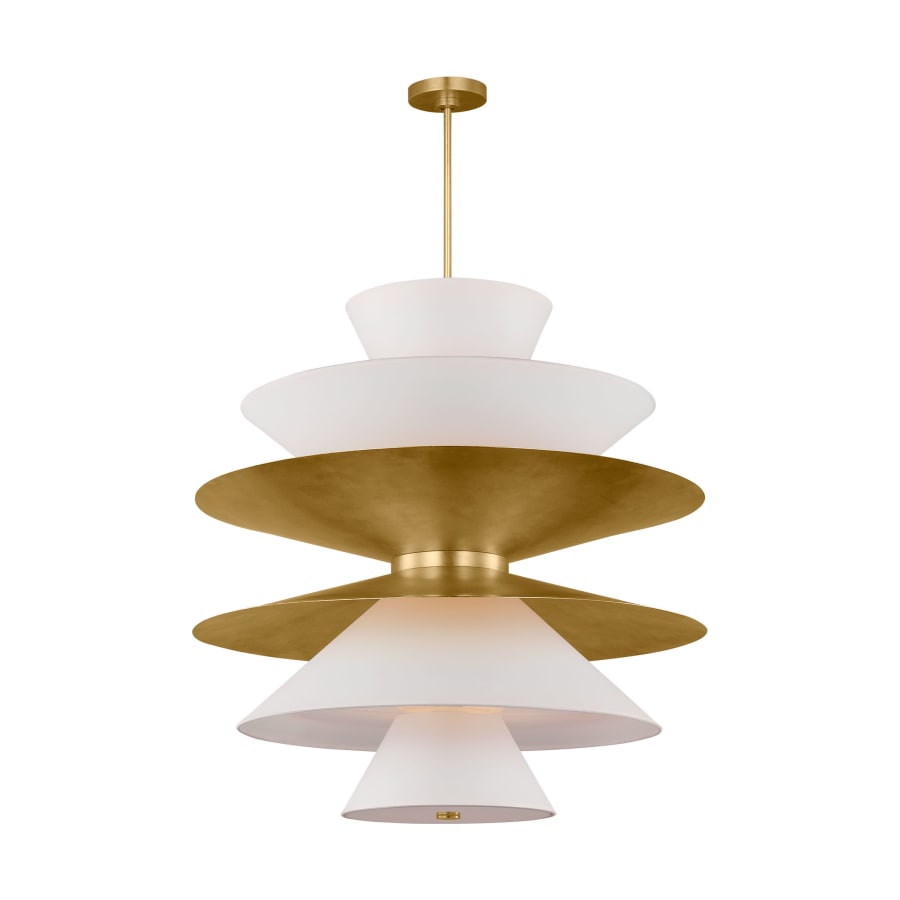 Visual Comfort Chambord 16 Light 34" Wide Pendant with Paper Shades