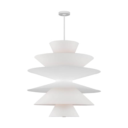 Visual Comfort Chambord 16 Light 34" Wide Pendant with Paper Shades