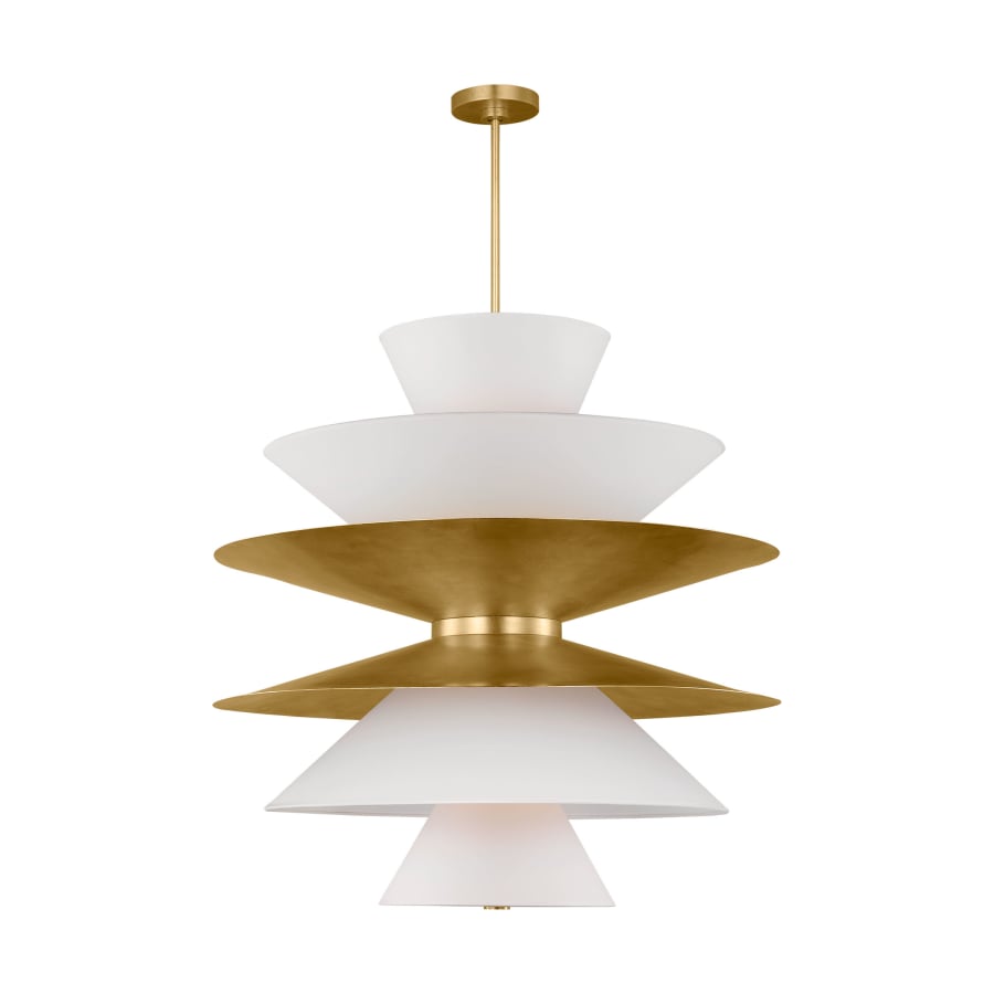 Visual Comfort Chambord 16 Light 34" Wide Pendant with Paper Shades