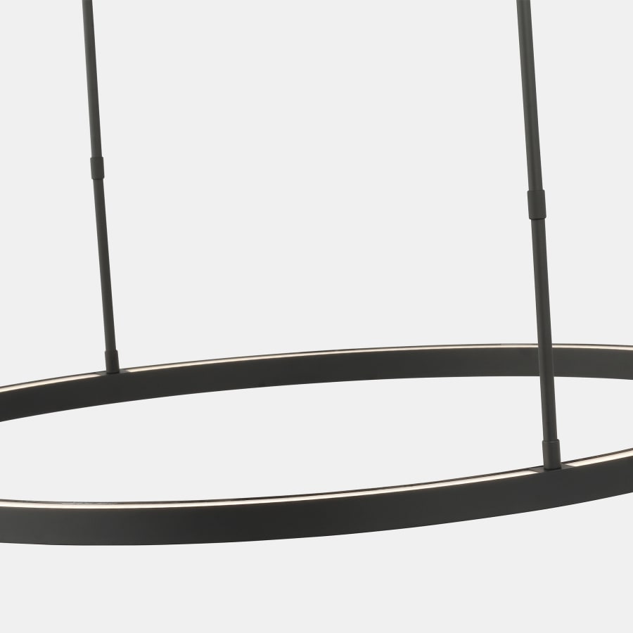 Visual Comfort Stagger 30" Wide Ring Chandelier