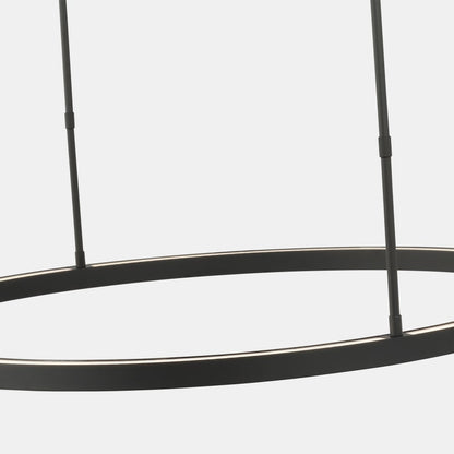 Visual Comfort Stagger 30" Wide Ring Chandelier