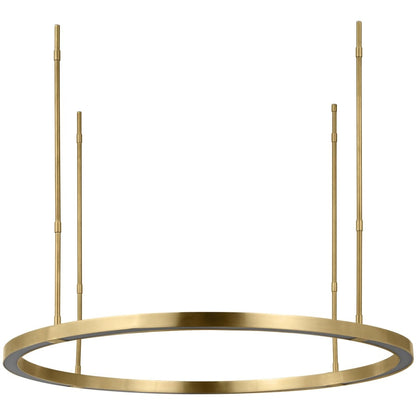 Visual Comfort Stagger 30" Wide Ring Chandelier