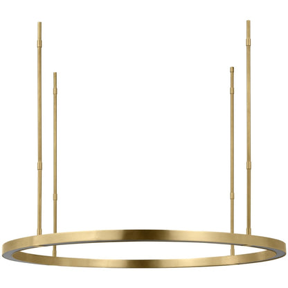 Visual Comfort Stagger 30" Wide Ring Chandelier