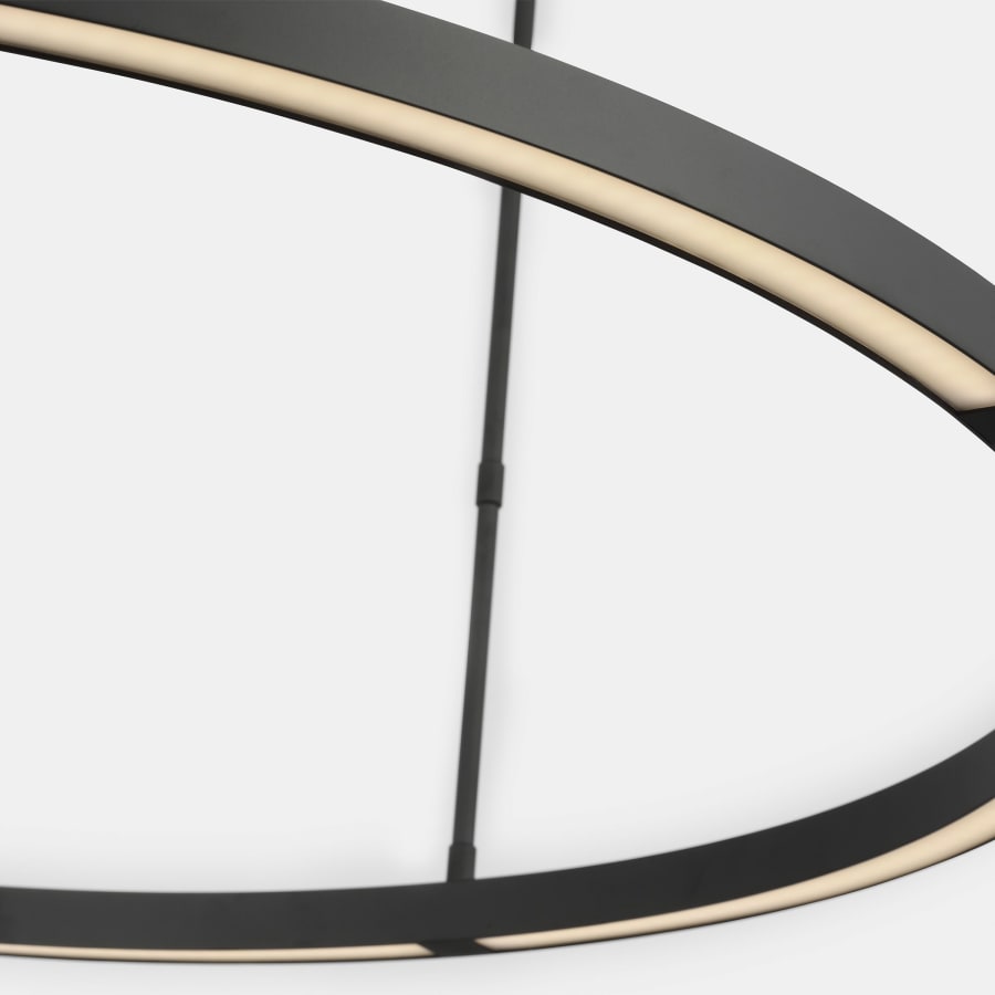 Visual Comfort Stagger 36" Wide Ring Chandelier