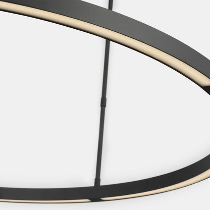 Visual Comfort Stagger 36" Wide Ring Chandelier