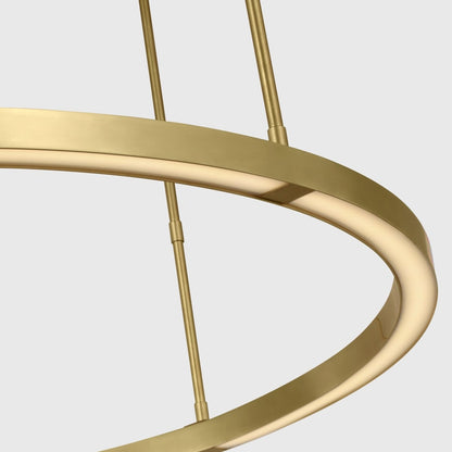 Visual Comfort Stagger 36" Wide Ring Chandelier