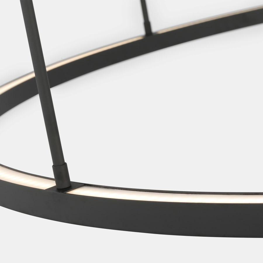 Visual Comfort Stagger 48" Wide Ring Chandelier