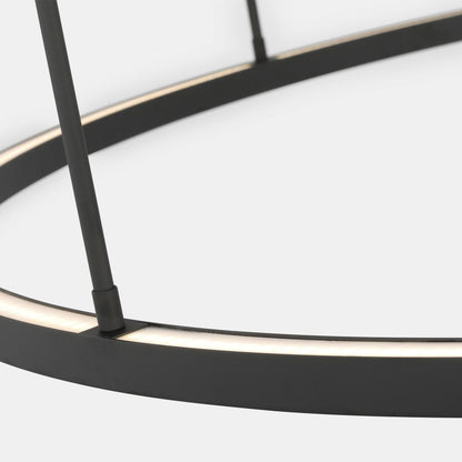 Visual Comfort Stagger 48" Wide Ring Chandelier