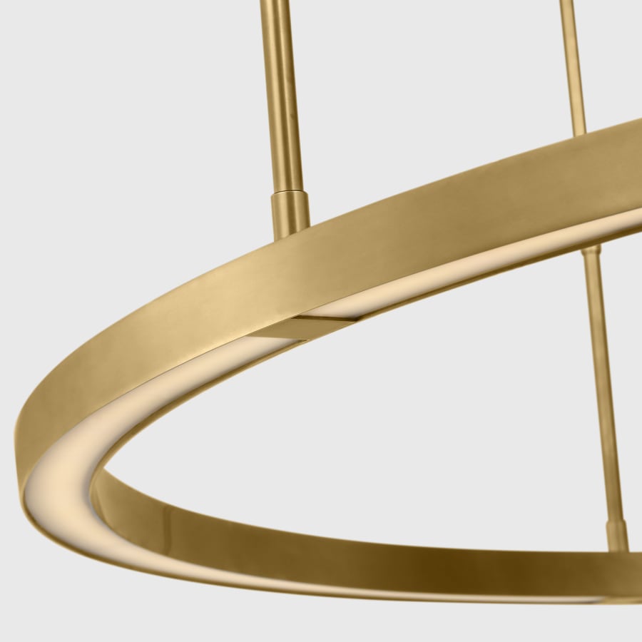 Visual Comfort Stagger 48" Wide Ring Chandelier