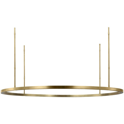 Visual Comfort Stagger 48" Wide Ring Chandelier