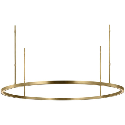 Visual Comfort Stagger 48" Wide Ring Chandelier