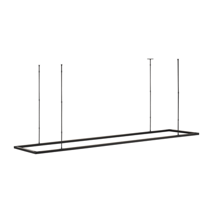 Visual Comfort Stagger 84" Wide Uplight Linear Chandelier