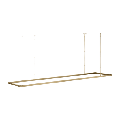 Visual Comfort Stagger 84" Wide Uplight Linear Chandelier