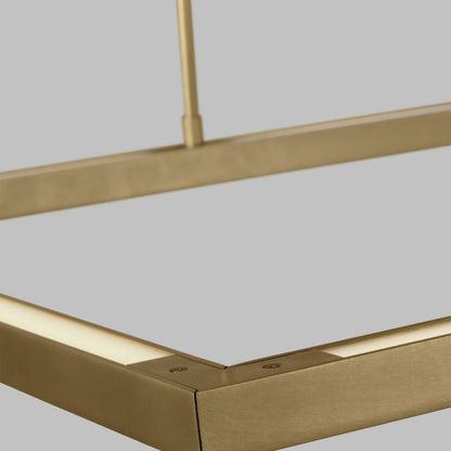 Visual Comfort Stagger 84" Wide Uplight Linear Chandelier