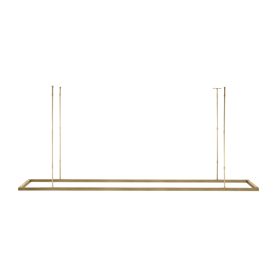 Visual Comfort Stagger 84" Wide Uplight Linear Chandelier