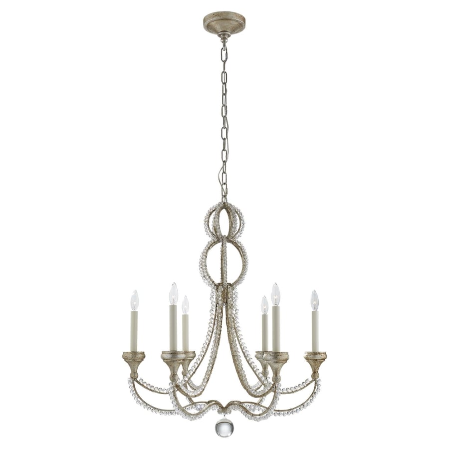 Visual Comfort Milan 29" Medium Chandelier with Crystal by Niermann Weeks