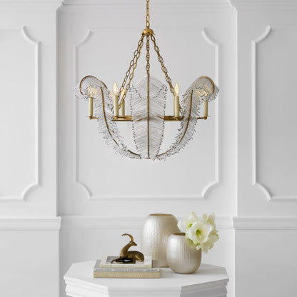 Visual Comfort Calais 34" Candle Style Chandelier by Niermann Weeks