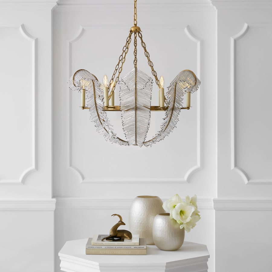 Visual Comfort Calais 34" Candle Style Chandelier by Niermann Weeks