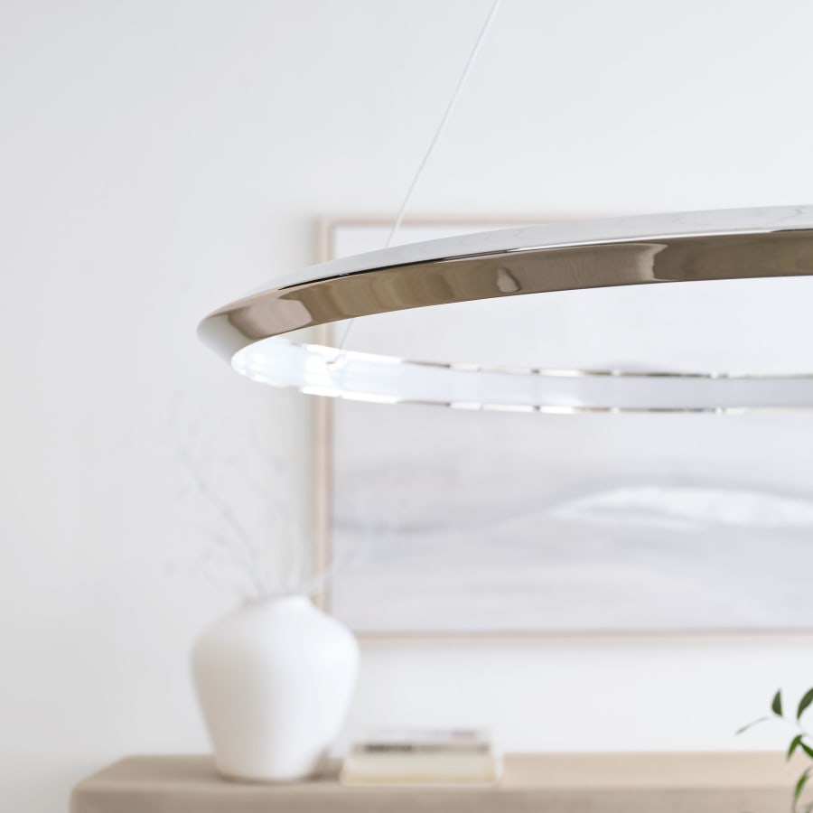 Visual Comfort Encircle 48" Wide LED Ring Chandelier