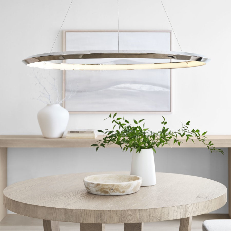 Visual Comfort Encircle 48" Wide LED Ring Chandelier